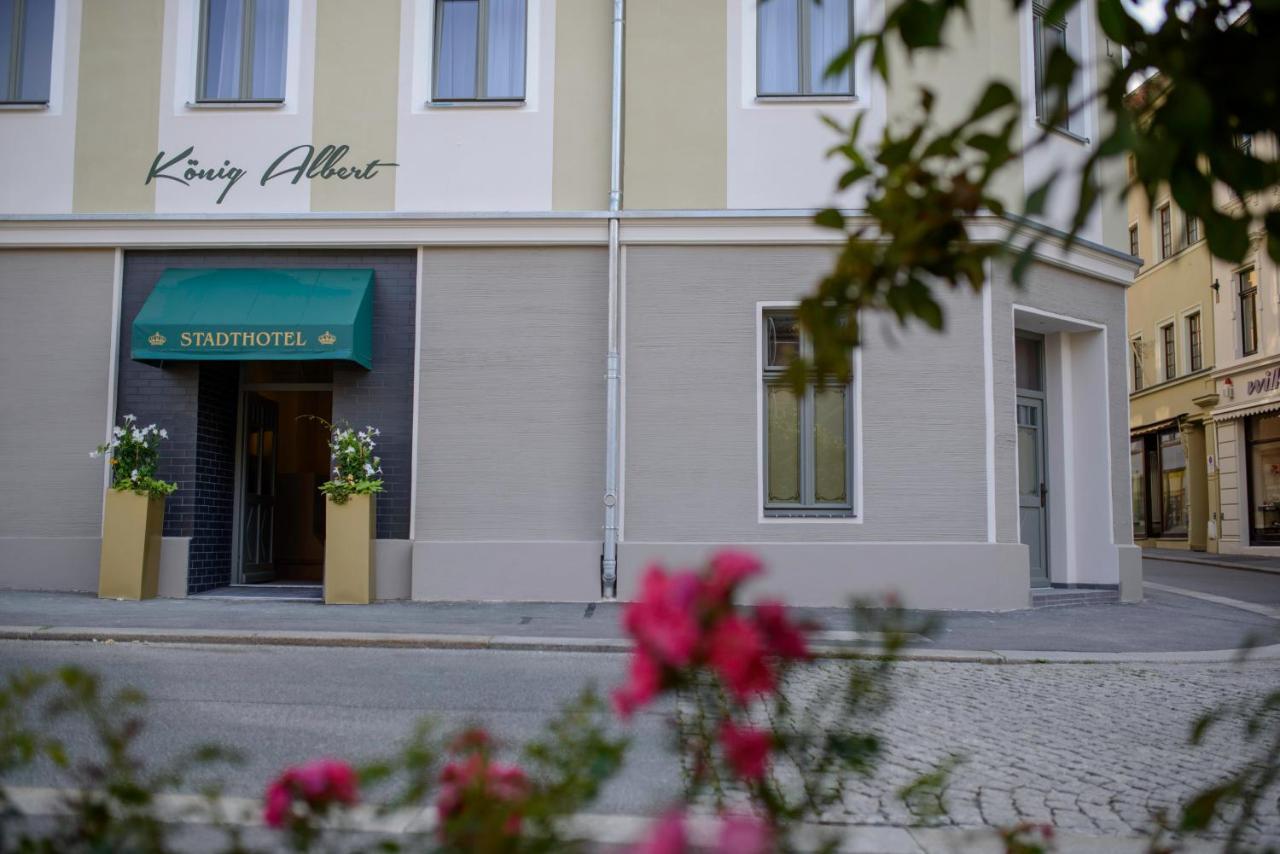 Stadthotel Koenig Albert Zittau Bagian luar foto